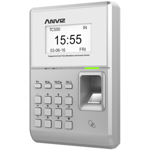 Centrala de control acces si pontaj cu amprenta si cartela Anviz TC550