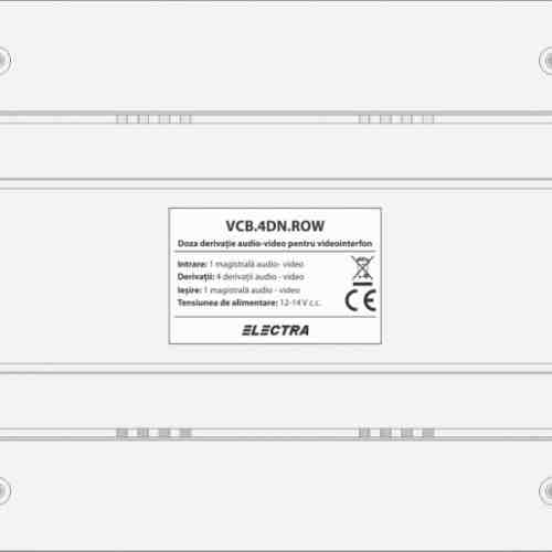Doza derivatie 4 canale video Smart Electra VCB.4DN.ROW
