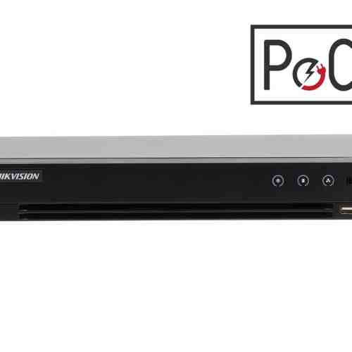 DVR 4 canale pentabrid 3 MP, PoC, 2 x USB, 1 x HDD, Hikvision DS-7204HQHI-K1/P