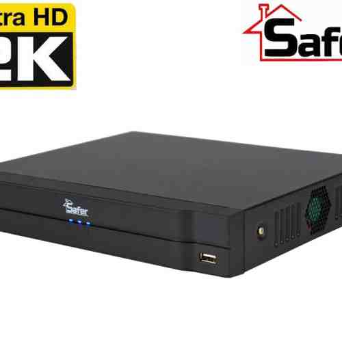 DVR 4 canale SAFER Pentabrid de 4 MP, 1 x HDD, SAF-4X-5MP