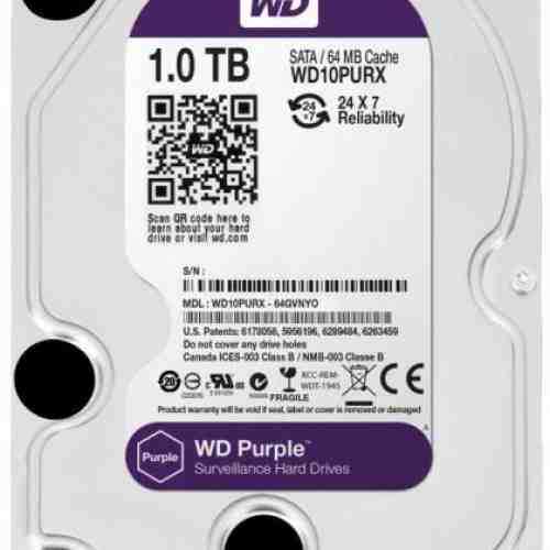 Hard Disk 1TB Western Digital Purple WD10PURX