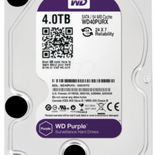 Hard Disk 4TB Western Digital Purple WD40PURX