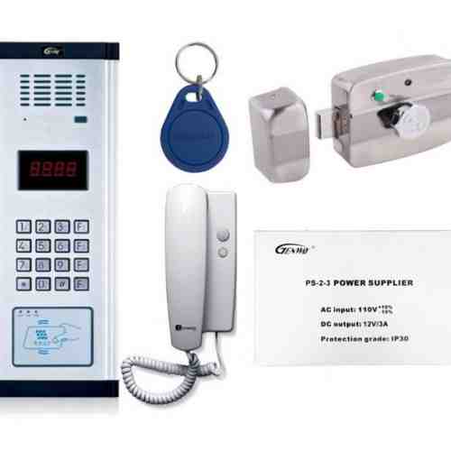 Set interfonie scara de bloc 20 apartamente Genway