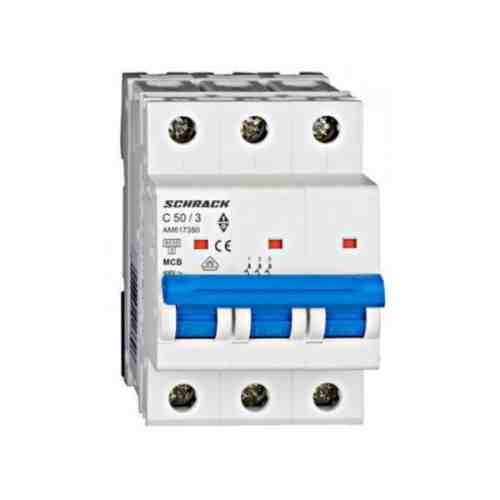 Siguranta automata tripolara C50A 6kA Schrack