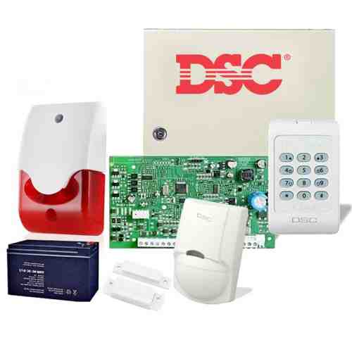 Sistem de alarma DSC de interior 2 zone PC1404 KIT 1404-INT