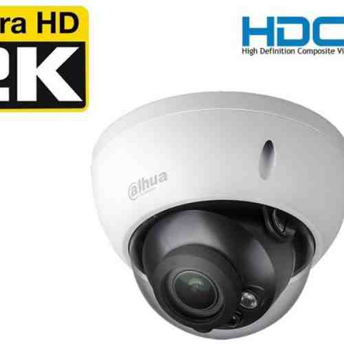 Camera dome antivandal 4 MP, zoom motorizat 5X, Smart IR 30, Dahua HAC-HDBW1400R-Z