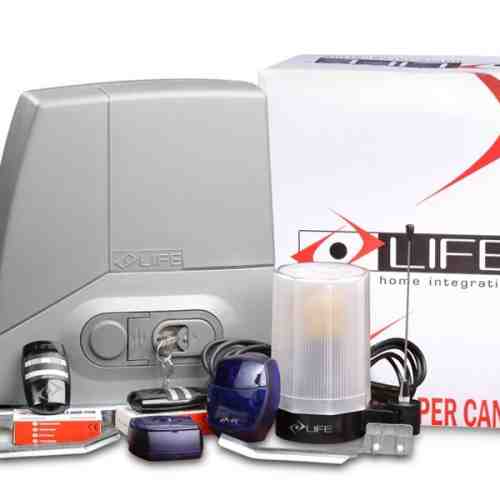 Kit automatizare poarta culisanta 400 Kg LIFE Acer