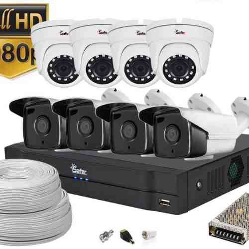 Kit supraveghere mixt 8 camere Full HD