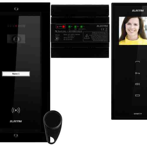 Kit videointerfon color 3,5 ingropat Electra 1 familie VKM.P1FR.T3S4.ELB04