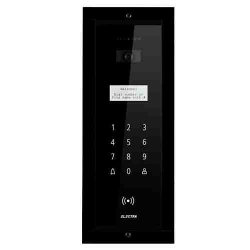 Panou exterior video pentru blocuri 40 apartamente Electra Smart VPM.BFR02.ELB04