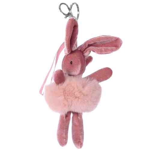 ACCESORIU GEANTA IEPURAS ROZ BLANITA