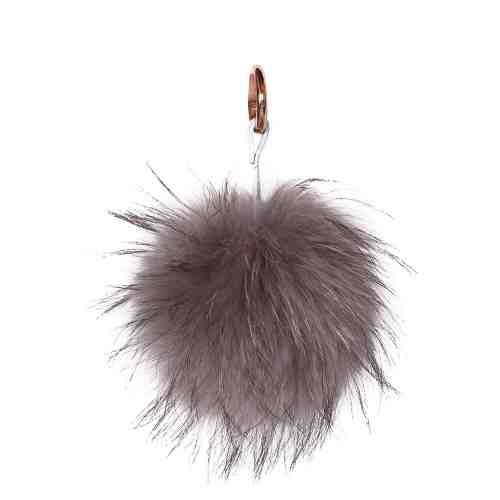 ACCESORIU GEANTA POMPON BEJ BLANA VULPE