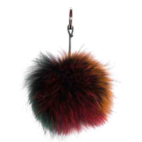 ACCESORIU GEANTA POMPON COLORAT BLANA VULPE