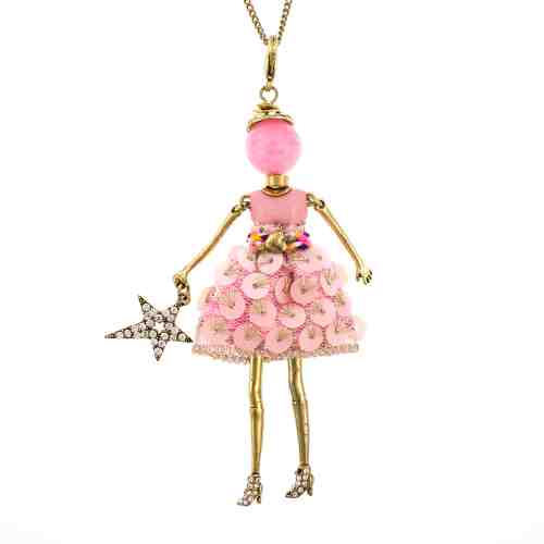 Bambola in Stile Dubai-Gold-Pink