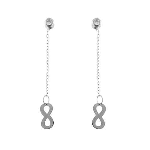 Cercei Argint 925 Hanging Infinities