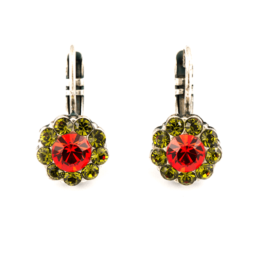 Cercei Tiger Lily placati cu argint 925 | 1379-1311SP6