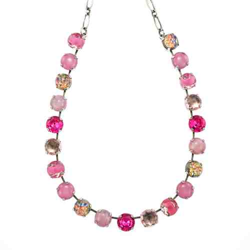 Colier Smashing Pink placat cu argint 925 | 3474-1207SP