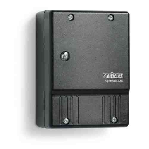 Intrerupator Steinel cu senzor de lumina NightMatic 3000 Vario (negru)