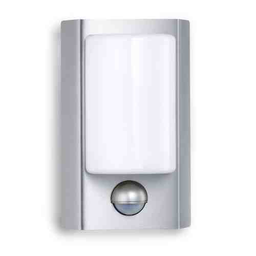 L 610 LED Lampa cu senzor de miscare Steinel, de exterior, Aplica de perete, senzor infrarosu 360&deg;, max.12m, 8 W, LED IP44 (inox)