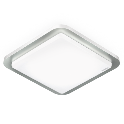 Lampa cu senzor RS LED D2 Steinel, de interior, Aplica de perete sau tavan, senzor de miscare HF 360&deg;, max.8 m, LED, 11W, 600lm, 3200k, IP20 (inox)