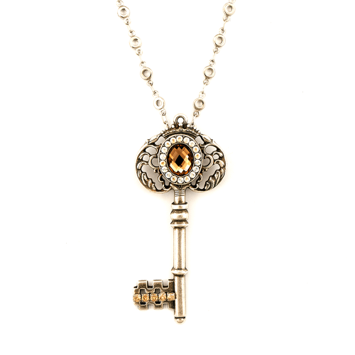Pandantiv cu lant Champagne and Caviar placat cu argint 925 | 5005/2-391100SP
