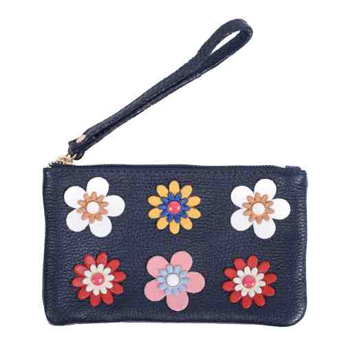 PORT TELEFON/ PORTFARD DAMA BLEUMARIN PIELE NATURALA ROXANA
