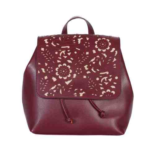 RUCSAC DAMA BORDO PIELE NATURALA PALMELATO PRINT LASER TERESA