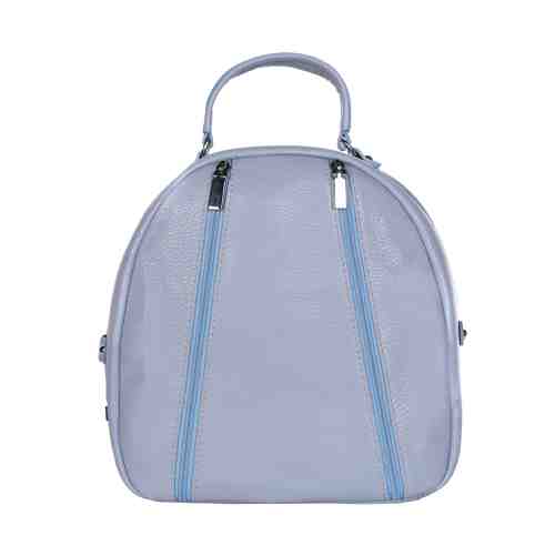 RUCSAC DAMA MEDIU BLEU PIELE NATURALA EVELINA