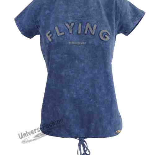 Tricou damă - albastru cu efect 3D FLYING"