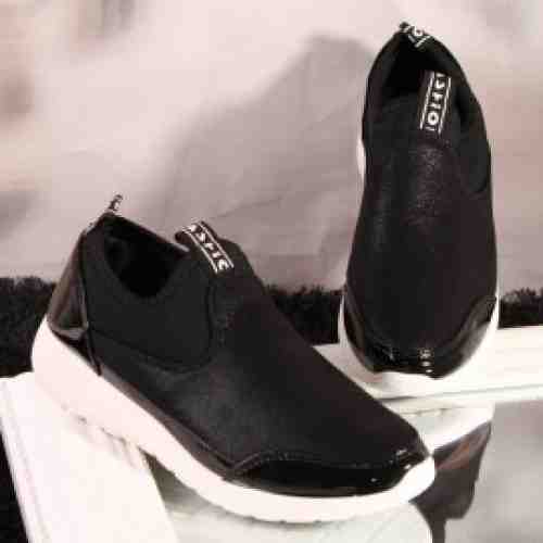 Adidasi Dama Easy Step Negrii Cod: A384 (CULOARE: Negru, MARIME: 39)
