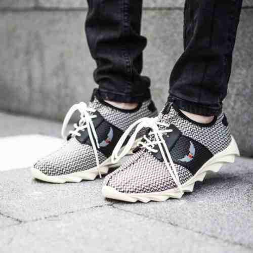 Adidasi pentru barbati, bej, cu siret, din material textil, usori, talpa din spuma - george