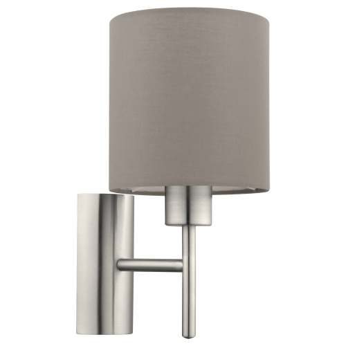 Aplică de perete Eglo PASTERI 60W, beige-taupe