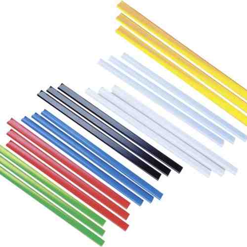 Bagheta A4 de legat documente, 6 mm, 25/cutie KANGARO - transparent