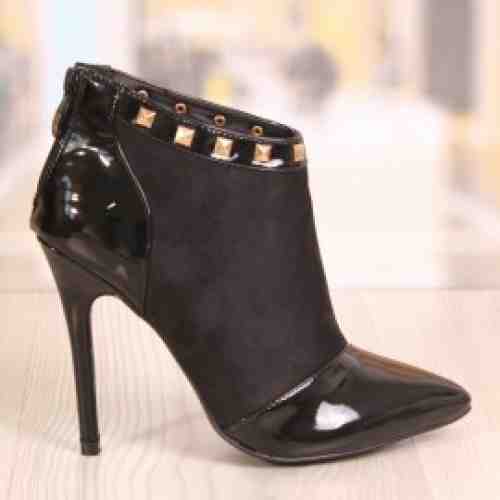 Botine Dama Blaxy Cod: 847 (CULOARE: Negru, DIMENSIUNE TOC: 11, MARIME: 39)