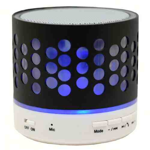 Boxa Portabila Bluetooth iUni DF05, 3W, USB, Slot Card, AUX-IN, Radio, Aluminiu, Negru