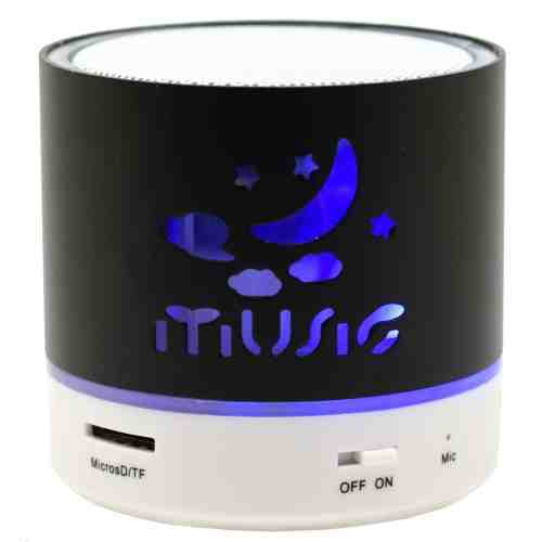 Boxa Portabila Bluetooth iUni DF06, 3W, USB, Slot Card, AUX-IN, Radio, Aluminiu, Negru