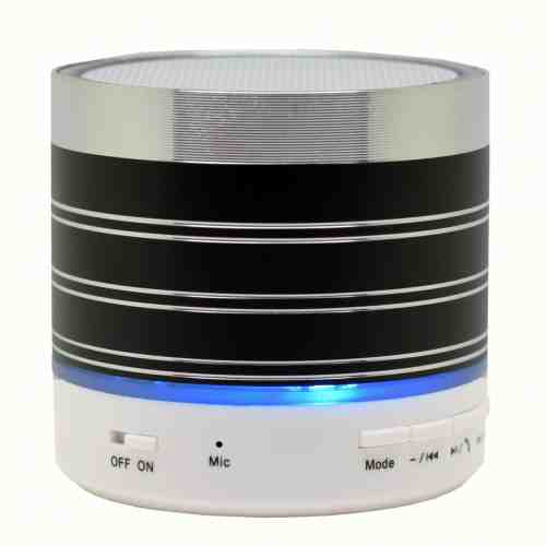 Boxa Portabila Bluetooth iUni DF07, 3W, USB, Slot Card, AUX-IN, Radio, Aluminiu, Negru