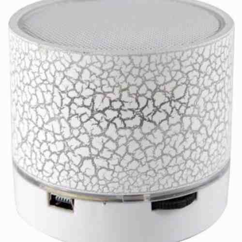 Boxa Portabila Bluetooth iUni DF08, Small Size, 520 mAH, 3W, USB, Slot Card, AUX-IN, Radio, Aluminiu, Alb