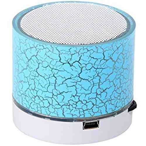 Boxa Portabila Bluetooth iUni DF08, Small Size, 520 mAH, 3W, USB, Slot Card, AUX-IN, Radio, Aluminiu, Albastru