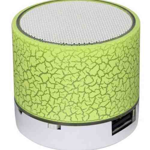 Boxa Portabila Bluetooth iUni DF08, Small Size, 520 mAH, 3W, USB, Slot Card, AUX-IN, Radio, Aluminiu, Verde