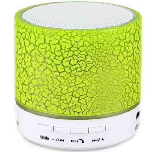 Boxa Portabila Bluetooth iUni DF09, Big Size, 500 mAH, 3W, USB, Slot Card, AUX-IN, Radio, Aluminiu, Verde