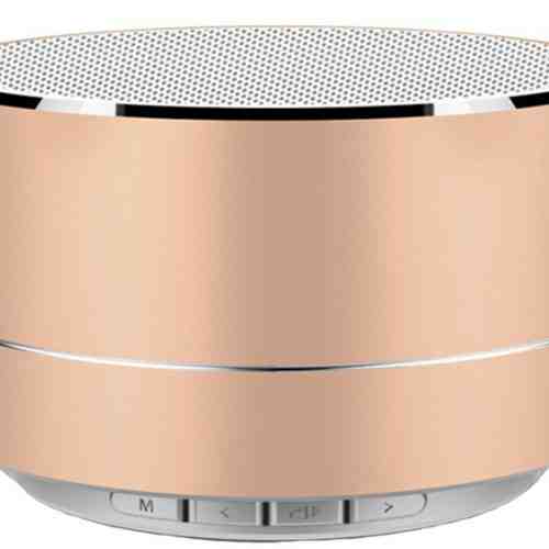 Boxa Portabila Bluetooth iUni DF11, 3W, USB, slot Card, AUX-IN, Fm radio, Aluminiu, Auriu