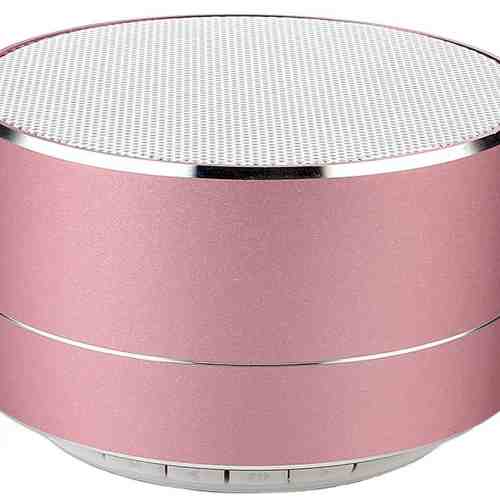 Boxa Portabila Bluetooth iUni DF11, 3W, USB, slot Card, AUX-IN, Fm radio, Aluminiu, Rose Gold