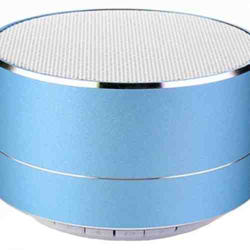 Boxa Portabila Bluetooth iUni DF11, 3W, USB, Slot Card, AUX-IN, Radio, Aluminiu, Albastru