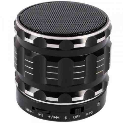 Boxa Portabila Bluetooth iUni DF12, 3W, USB, Slot Card, AUX-IN, Aluminiu, Negru