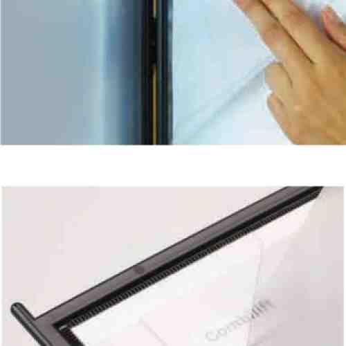 Buzunare prezentare pentru display, A4, (10 buc/set) PROBECO QuickLoad - negru