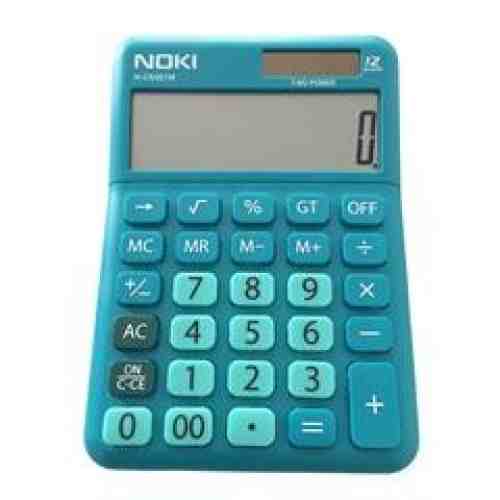 Calculator 12 digit NOKI H-CS001M albastru-turcoaz