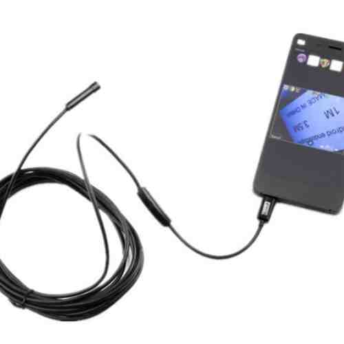 Camera Endoscop Inspectie Auto iUni SpyCam M2, lungime 2 m, rezistenta la apa, vedere la 90 de grade, Android si PC