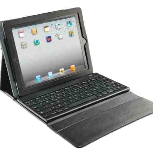 Carcasa LEITZ Complete Classic Pro, cu capac si tastatura pentru iPad Gen 3/4 /iPad 2, QWERTZ - negr
