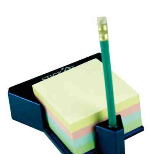 Cub autoadeziv cu suport, 76 x 76 mm, 400 file, Stickn - 4 culori pastel"